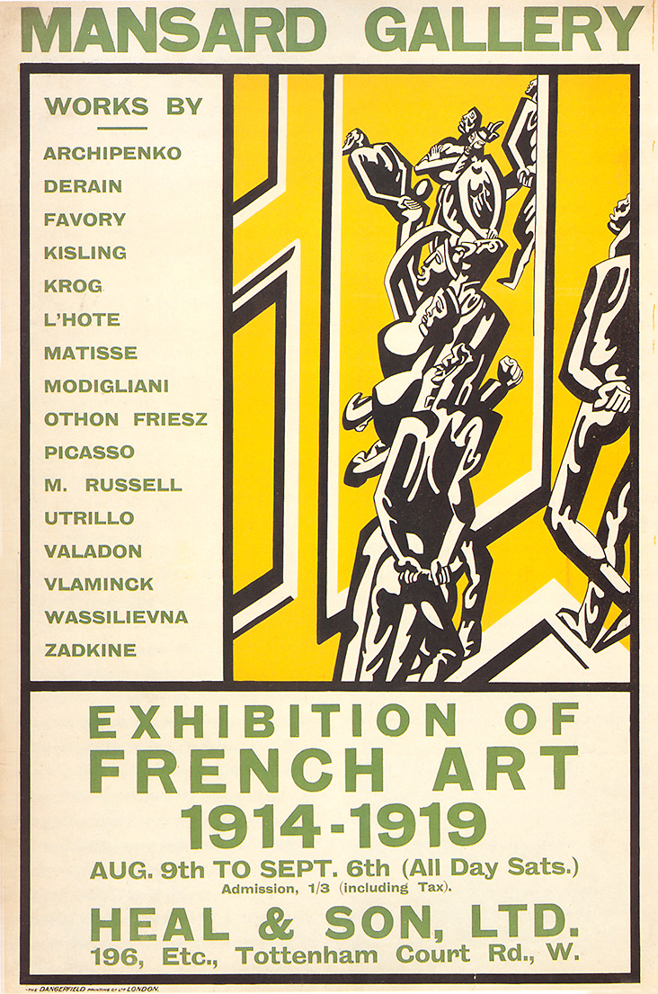 “Exhibition of French Art”, Mansard Gallery, Londres, 1919