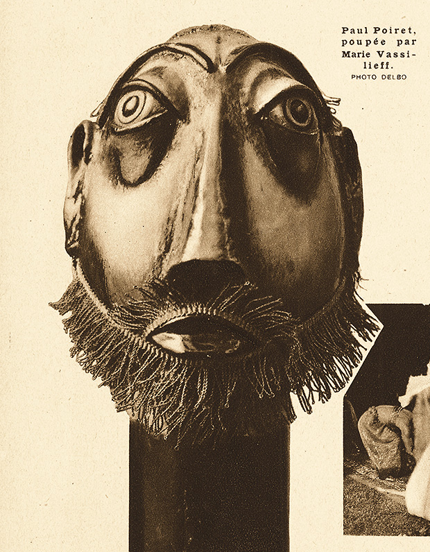 Poupée portrait de Paul Poiret en 1922 dans le Magazine Vu, 1930